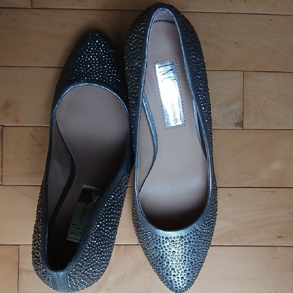 Holidays MUST HAVE! INC International Concepts Silver Studded heels